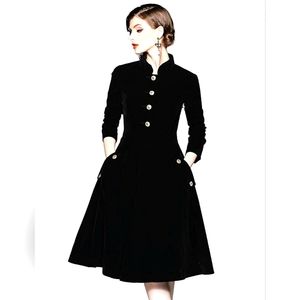 Lai Meng Five Cats, Velvet modern cocktail dress, size 4